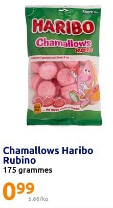 Promotions Chamallows haribo rubino - Haribo - Valide de 28/06/2023 à 04/07/2023 chez Action