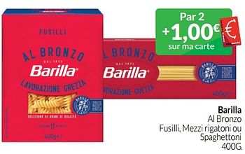 Fusilloni Barilla al Bronzo 400gr