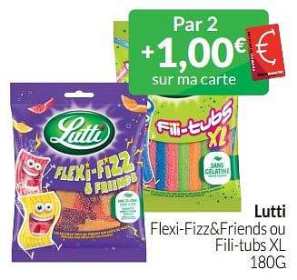 Bonbons Fili Tubs XL, Lutti (180 g)
