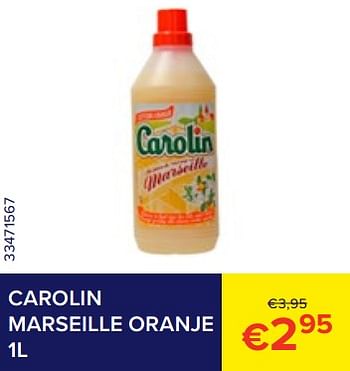 Promoties Carolin marseille oranje - Carolin - Geldig van 01/07/2023 tot 31/07/2023 bij Euro Shop