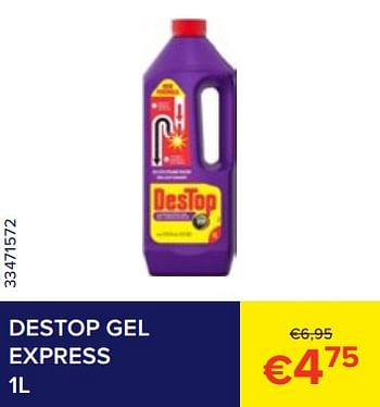 Promoties Destop gel express - Destop - Geldig van 01/07/2023 tot 31/07/2023 bij Euro Shop