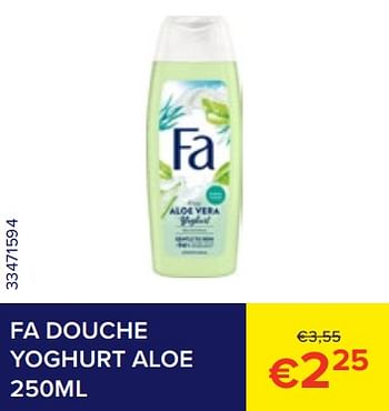 Promoties Fa douche yoghurt aloe - Fa - Geldig van 01/07/2023 tot 31/07/2023 bij Euro Shop
