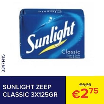 Promoties Sunlight zeep classic - Sunlight - Geldig van 01/07/2023 tot 31/07/2023 bij Euro Shop