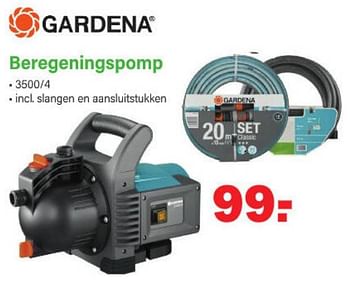 Promoties Gardena beregeningspomp - Gardena - Geldig van 26/06/2023 tot 15/07/2023 bij Van Cranenbroek