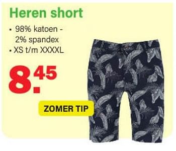 Promoties Heren short - Nielsson - Geldig van 26/06/2023 tot 15/07/2023 bij Van Cranenbroek