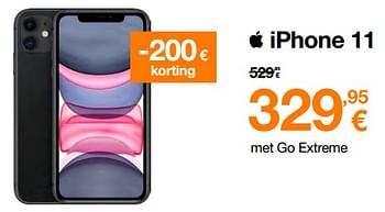 Promoties Apple iphone 11 - Apple - Geldig van 01/07/2023 tot 31/07/2023 bij Orange