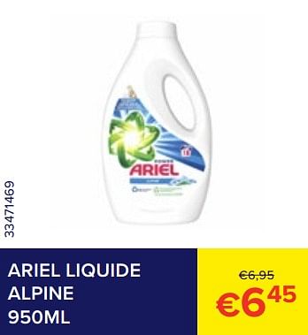 Promoties Ariel liquide alpine - Ariel - Geldig van 01/07/2023 tot 31/07/2023 bij Euro Shop