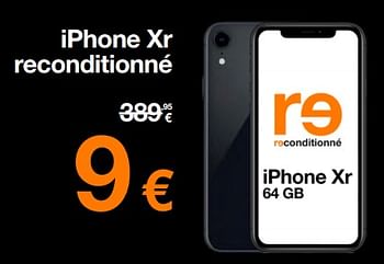 Promotions Apple iphone xr reconditionné - Apple - Valide de 01/07/2023 à 31/07/2023 chez Orange