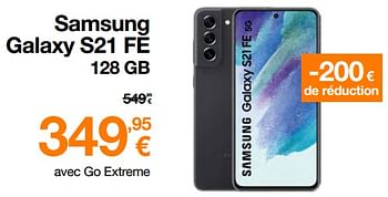 Promoties Samsung galaxy s21 fe 128 gb - Samsung - Geldig van 01/07/2023 tot 31/07/2023 bij Orange