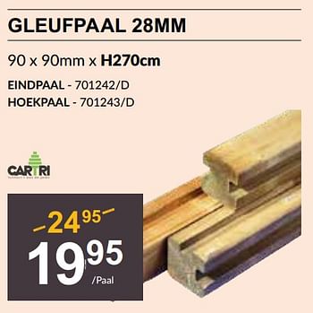 Promoties Gleufpaal - Cartri - Geldig van 29/06/2023 tot 16/07/2023 bij HandyHome