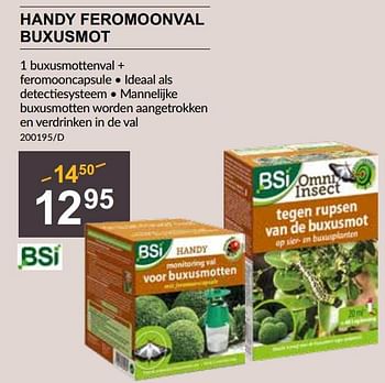 Promoties Handy feromoonval buxusmot - BSI - Geldig van 29/06/2023 tot 16/07/2023 bij HandyHome