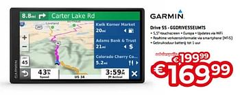 Promoties Garmin drive 55 - ggdrive55eumts - Garmin - Geldig van 01/07/2023 tot 31/07/2023 bij Exellent