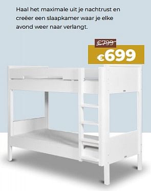 Promotions Bunk bed - Produit Maison - Euroshop - Valide de 01/07/2023 à 31/07/2023 chez Euro Shop
