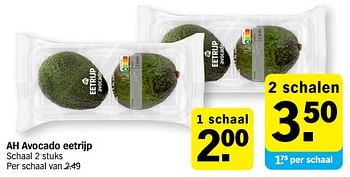 Promoties Ah avocado eetrijp - Huismerk - Albert Heijn - Geldig van 03/07/2023 tot 09/07/2023 bij Albert Heijn