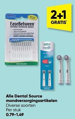 Promoties Alle dental source mondverzorgingsartikelen - Huismerk - Big Bazar - Geldig van 03/07/2023 tot 16/07/2023 bij Big Bazar