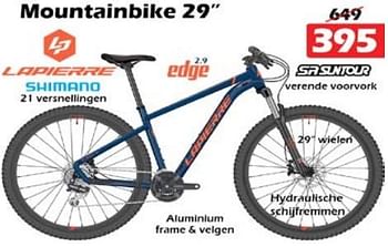 Promoties Lapierre mountainbike 29`` - Lapierre - Geldig van 28/06/2023 tot 31/07/2023 bij Itek
