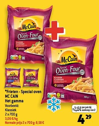 Promoties Frieten - special oven mc cain - Mc Cain - Geldig van 05/07/2023 tot 11/07/2023 bij Smatch