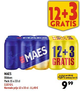 Promoties Maes - Maes - Geldig van 05/07/2023 tot 11/07/2023 bij Smatch