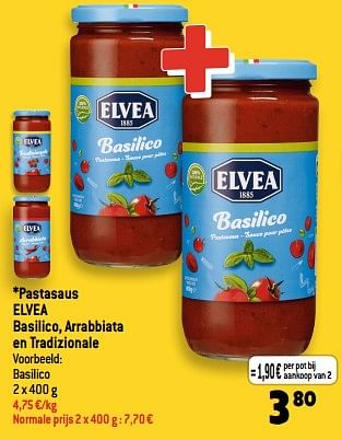 Promotions Pastasaus elvea - Elvea - Valide de 05/07/2023 à 11/07/2023 chez Smatch