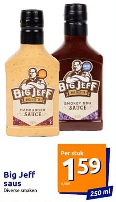 Promoties Big jeff saus - Big Jeff - Geldig van 05/07/2023 tot 11/07/2023 bij Action