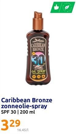 Promoties Caribbean bronze zonneolie-spray - Caribbean Bronze - Geldig van 05/07/2023 tot 11/07/2023 bij Action