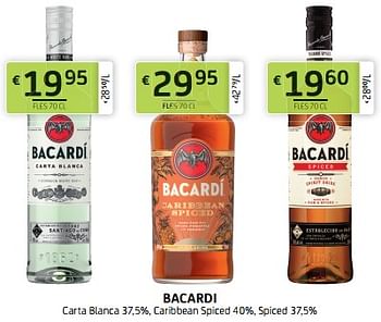Promoties Bacardi - Bacardi - Geldig van 30/06/2023 tot 13/07/2023 bij BelBev