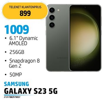 Promoties Samsung galaxy s23 5g - Samsung - Geldig van 04/07/2023 tot 31/07/2023 bij Auva