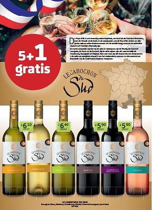 Promoties Le cabochon du sud - Rosé wijnen - Geldig van 30/06/2023 tot 13/07/2023 bij BelBev