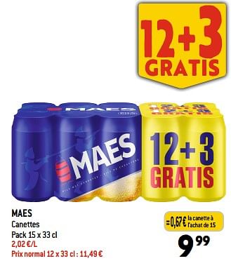 Promotions Maes - Maes - Valide de 05/07/2023 à 11/07/2023 chez Louis Delhaize