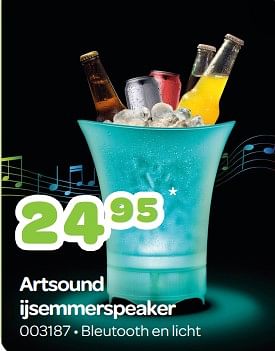 Promoties Artsound ijsemmerspeaker - Artsound - Geldig van 24/06/2023 tot 06/08/2023 bij Happyland
