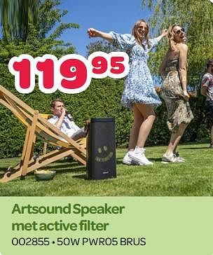 Promoties Artsound speaker met active filter pwr05 brus - Artsound - Geldig van 24/06/2023 tot 06/08/2023 bij Happyland