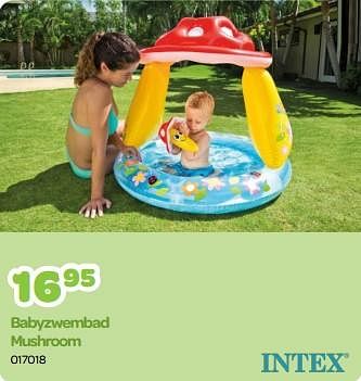 Promoties Babyzwembad mushroom - Intex - Geldig van 24/06/2023 tot 06/08/2023 bij Happyland