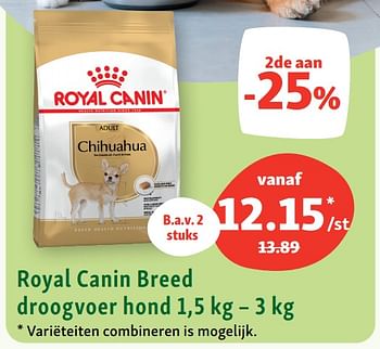 Promoties Royal canin breed droogvoer hond - Royal Canin - Geldig van 17/07/2023 tot 22/07/2023 bij Maxi Zoo