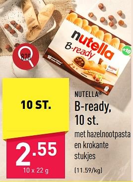 Promoties B-ready - Nutella - Geldig van 17/07/2023 tot 28/07/2023 bij Aldi