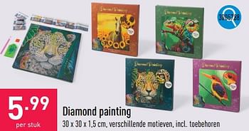 Promoties Diamond painting - Diamond Painting - Geldig van 17/07/2023 tot 28/07/2023 bij Aldi