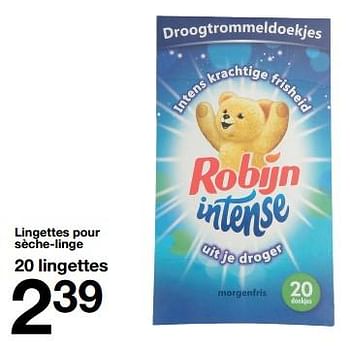 Promotions Lingettes pour sèche-linge - Robijn - Valide de 08/07/2023 à 14/07/2023 chez Zeeman