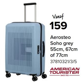Promoties Aerosteo soho grey - American Tourister - Geldig van 08/07/2023 tot 31/08/2023 bij Euro Shop