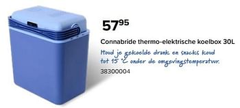 Promoties Connabride thermo-elektrische koelbox - CONNABRIDE - Geldig van 08/07/2023 tot 31/08/2023 bij Euro Shop