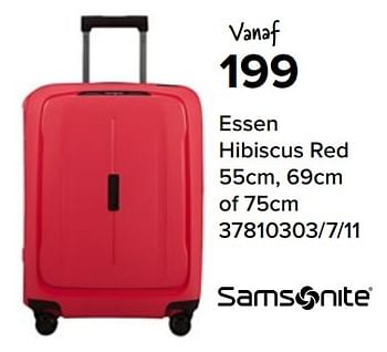 Promotions Essen hibiscus red - Samsonite - Valide de 08/07/2023 à 31/08/2023 chez Euro Shop