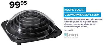 Promoties Keops solar verwarmingssysteem - Kokido - Geldig van 08/07/2023 tot 31/08/2023 bij Euro Shop