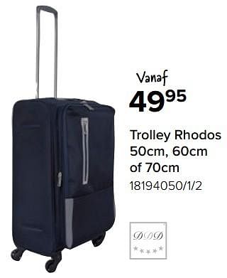 Promoties Trolley rhodos - DDD - Geldig van 08/07/2023 tot 31/08/2023 bij Euro Shop