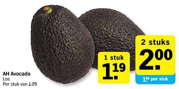 Promoties Ah avocado - Huismerk - Albert Heijn - Geldig van 10/07/2023 tot 16/07/2023 bij Albert Heijn