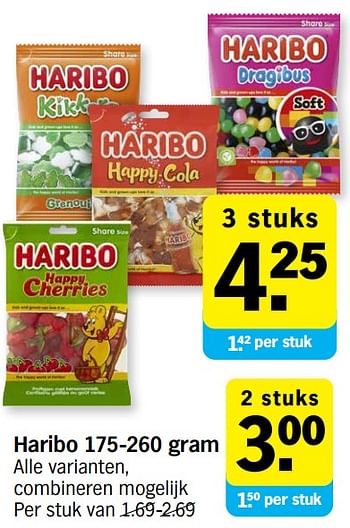 Promoties Haribo - Haribo - Geldig van 10/07/2023 tot 16/07/2023 bij Albert Heijn