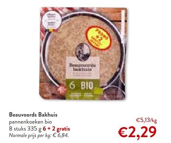 Promoties Beauvoords bakhuis pannenkoeken bio - Beauvoords Bakhuis - Geldig van 12/07/2023 tot 25/07/2023 bij OKay