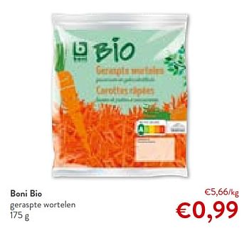 Promoties Boni bio geraspte wortelen - Boni - Geldig van 12/07/2023 tot 25/07/2023 bij OKay