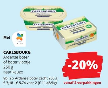 Promoties Ardense boter zacht - Carlsbourg - Geldig van 13/07/2023 tot 26/07/2023 bij Spar (Colruytgroup)