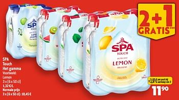Promoties Spa touch lemon - Spa - Geldig van 12/07/2023 tot 18/07/2023 bij Smatch