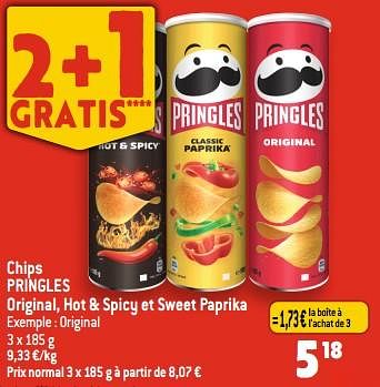 Promotions Chips pringles original - Pringles - Valide de 12/07/2023 à 18/07/2023 chez Smatch