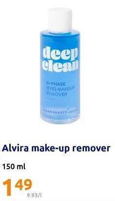 Promoties Alvira make-up remover - Alvira - Geldig van 12/07/2023 tot 18/07/2023 bij Action