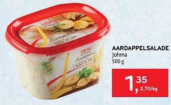 Promoties Aardappelsalade johma - Johma - Geldig van 26/07/2023 tot 08/08/2023 bij Alvo